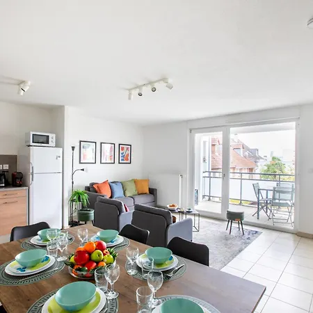 Apartmán The Bright Urban Calm Basel St Louis