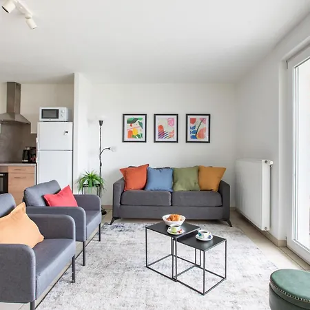 Apartmán The Bright Urban Calm Basel St Louis Saint-Louis (Haut-Rhin)