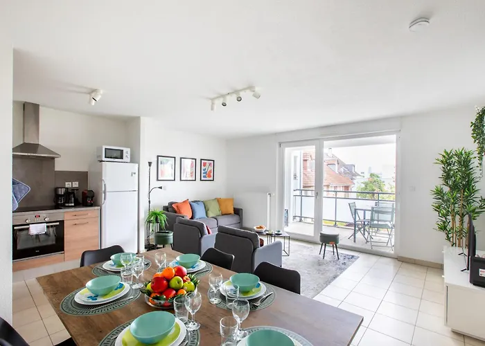 Apartamento The Bright Urban Calm Basel St Louis